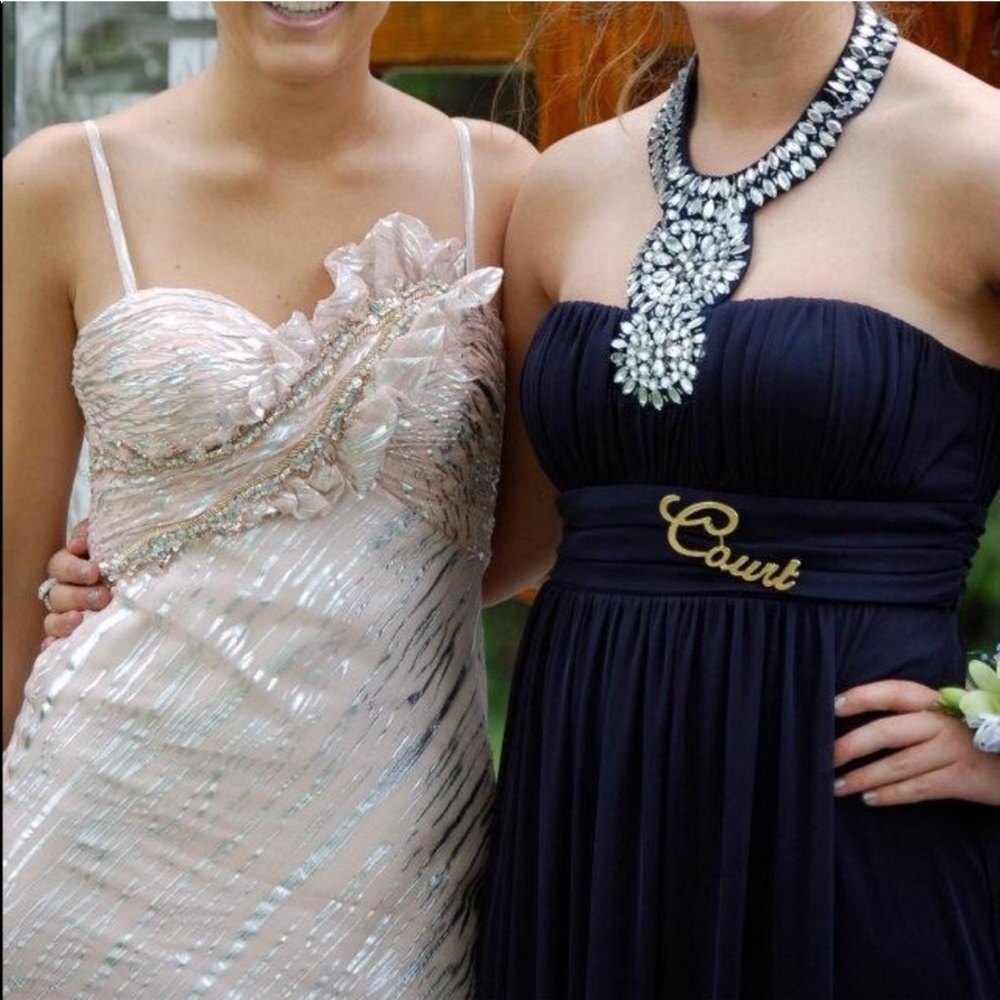 Navy Formal Dress / Ball Gown - Picture 2 of 3